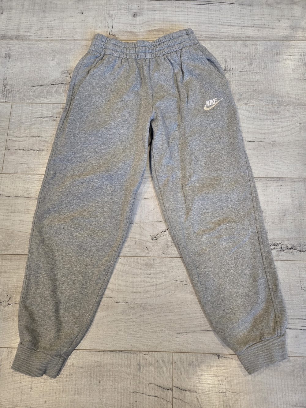 Nike Kids Gray Classic Fleece Joggers